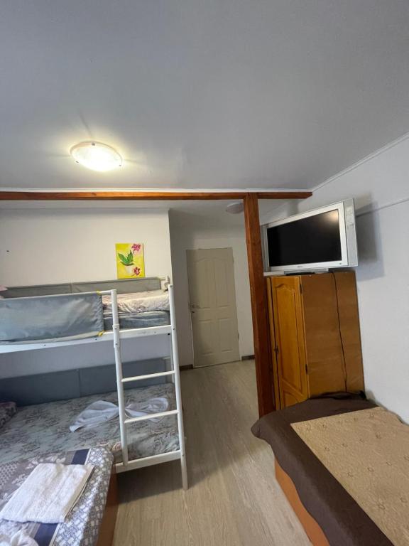 Postel nebo postele na pokoji v ubytování CONSTANTINESCU A.