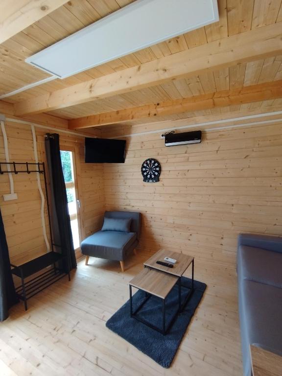 Posedenie v ubytovaní Tiny house toute équipée avec jardin