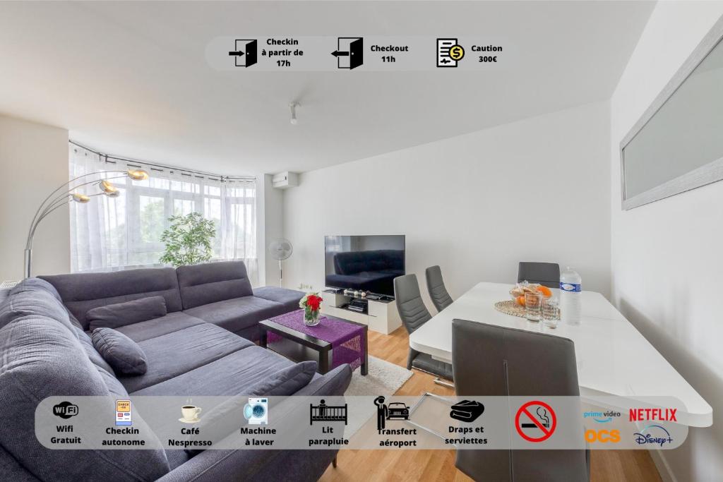 Apartment J.Mo Home Bobigny JO 2024 10min Stade de France, France