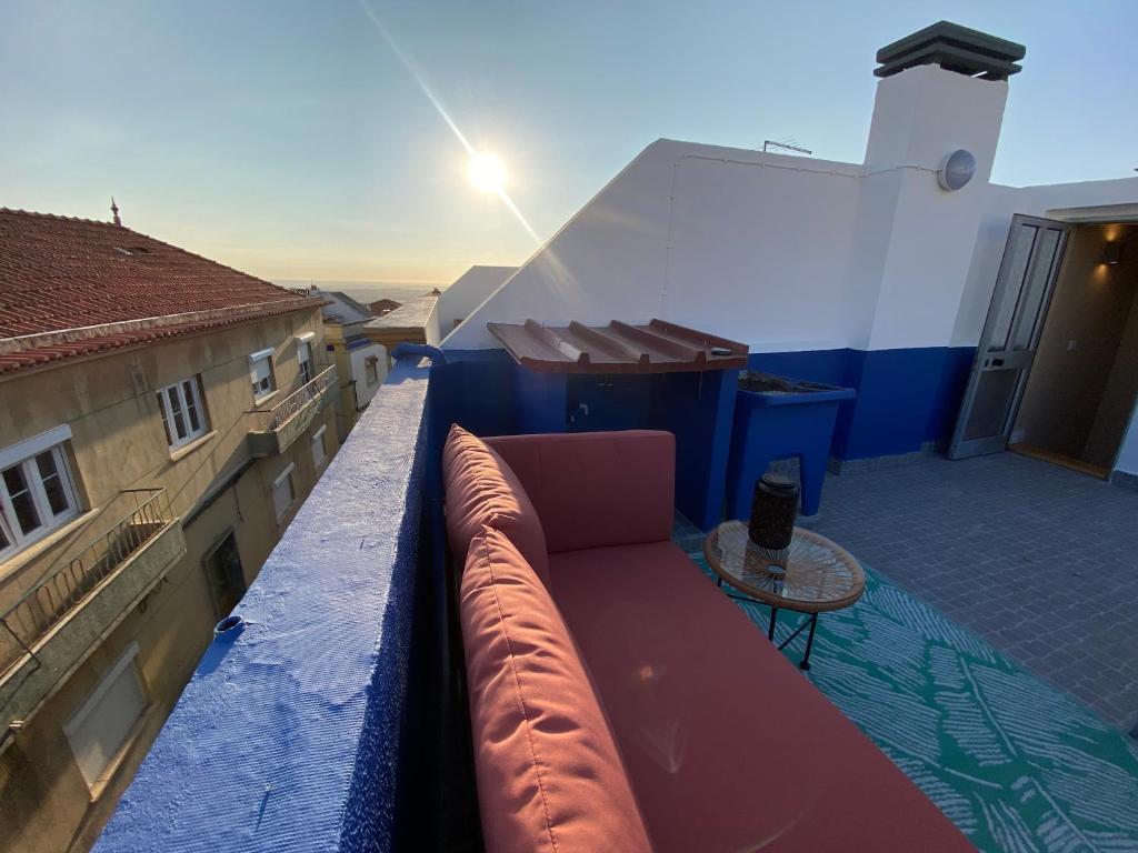 Balkón nebo terasa v ubytování Palmela Downtown Terrace