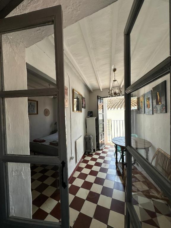 Łóżko lub łóżka w pokoju w obiekcie Villa Beso Casa Rural