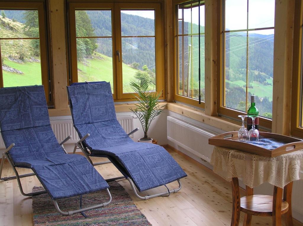 Posedenie v ubytovaní Schrunerhof