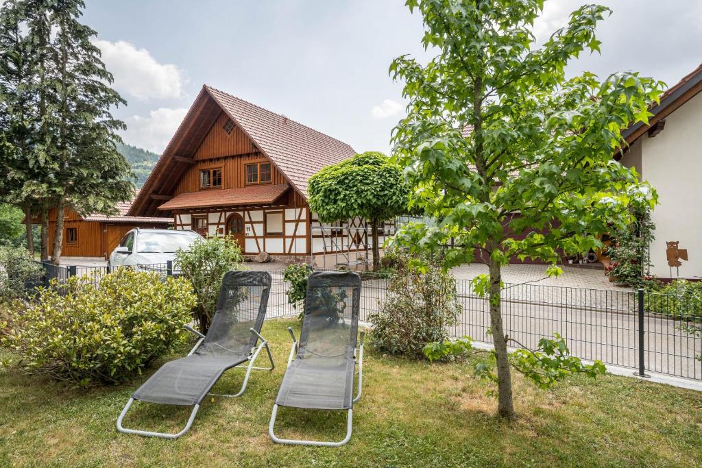 Zahrada ubytování Ferienwohnung Hohfelsenblick