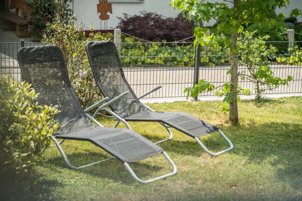 Zahrada ubytování Ferienwohnung Hohfelsenblick