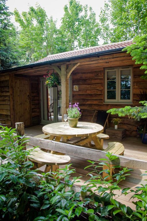 Hayne Barn Estate 6 Luxury Lodges with private hot-tubs AND 1 studio without hot-tub - Chalet Con 1 Camera Da Letto - Scoiattolo