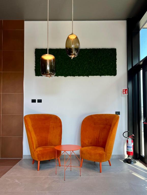 Posezení v ubytování Hotel Leonessa