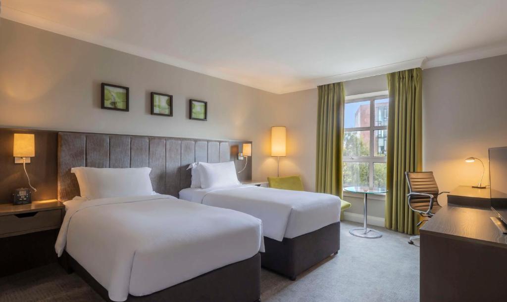 Voodi või voodid majutusasutuse Hilton Dublin toas
