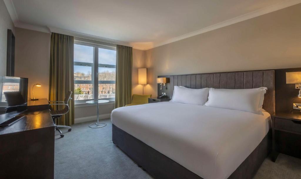 Voodi või voodid majutusasutuse Hilton Dublin toas