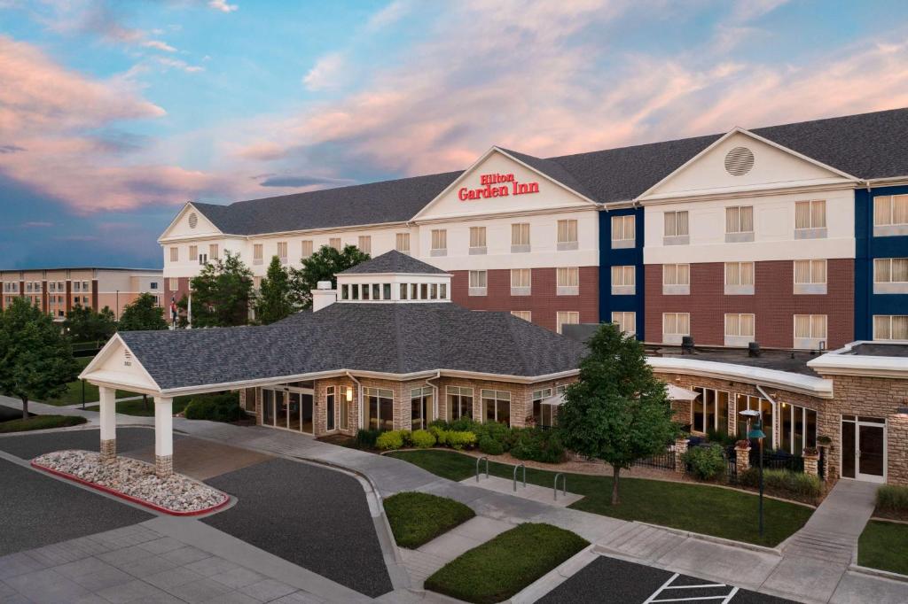 a rendering of the exterior of a hotel at Hilton Garden Inn Fort Collins in Fort Collins