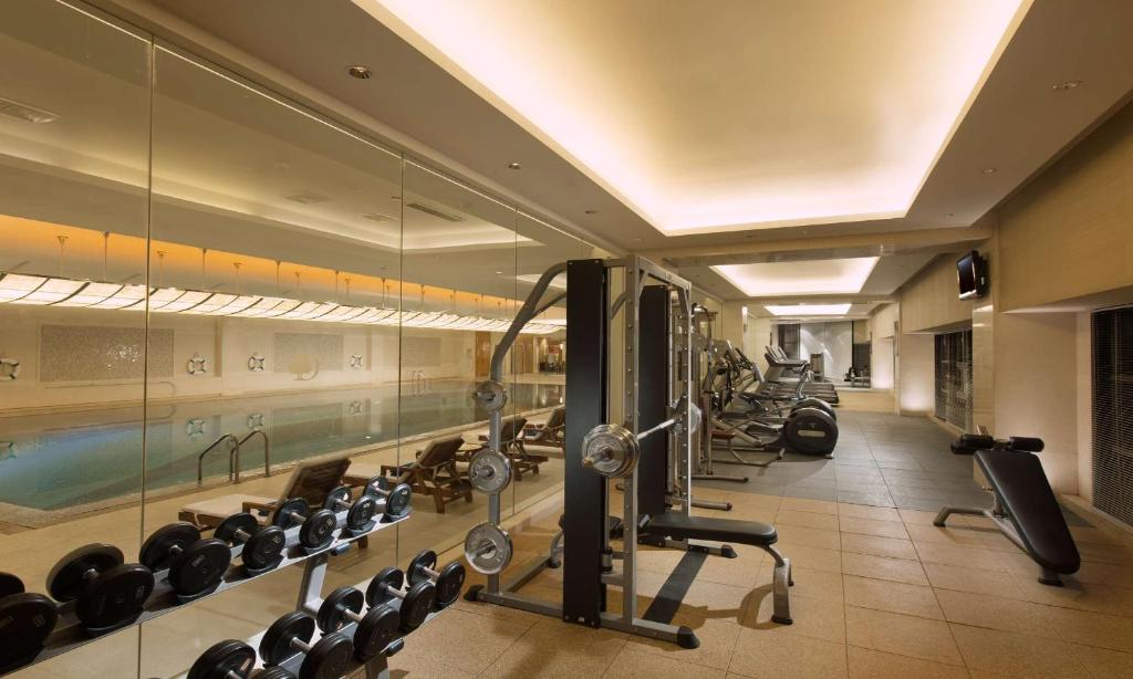 Fitness centrum a/nebo fitness zařízení v ubytování DoubleTree by Hilton Qinghai - Golmud