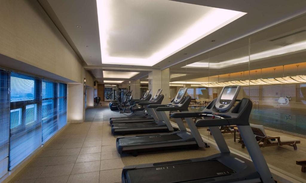 Fitness centrum a/nebo fitness zařízení v ubytování DoubleTree by Hilton Qinghai - Golmud