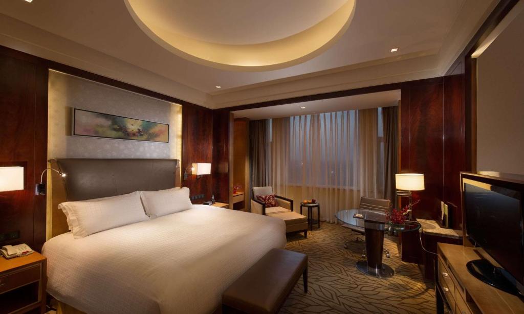 TV a/nebo společenská místnost v ubytování DoubleTree by Hilton Qinghai - Golmud