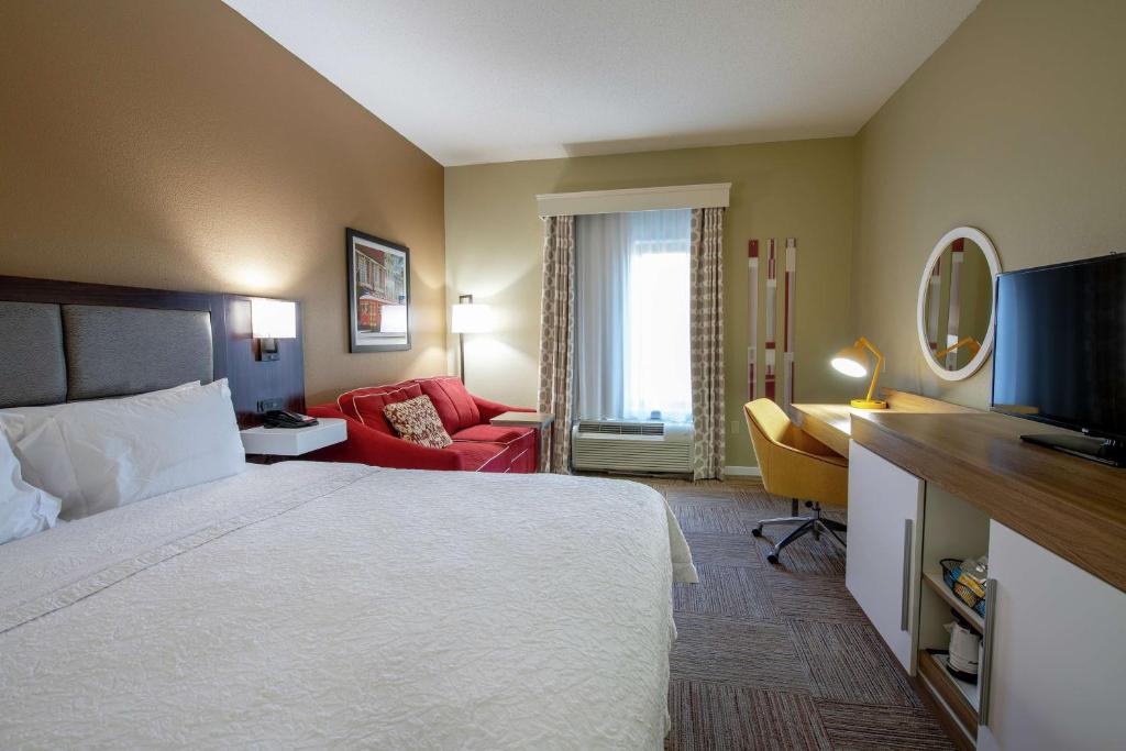 Hampton Inn and Suites Lafayette - 豪华特大号床间 - 禁烟