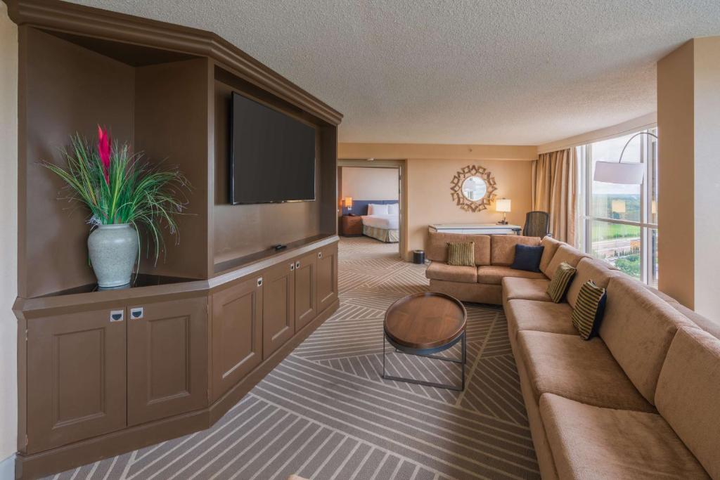 Posezení v ubytování Hilton Memphis