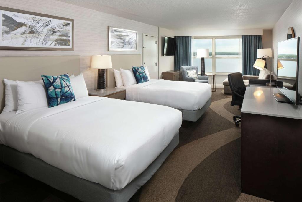 Hilton Madison Monona Terrace - Deluxe Queen Room Met Twee Queen Bedden En Lake View