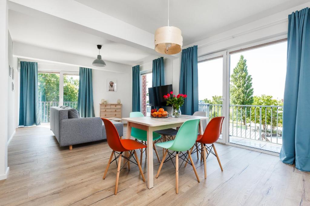 Posezení v ubytování Apartamenty Pilice