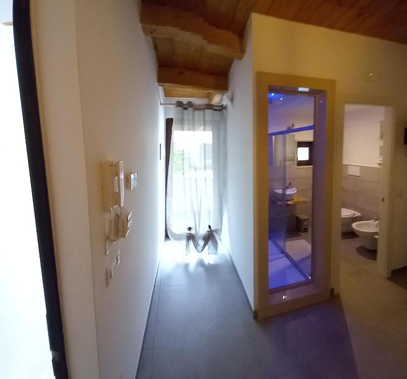 Koupelna v ubytování SOTTOSOPRA