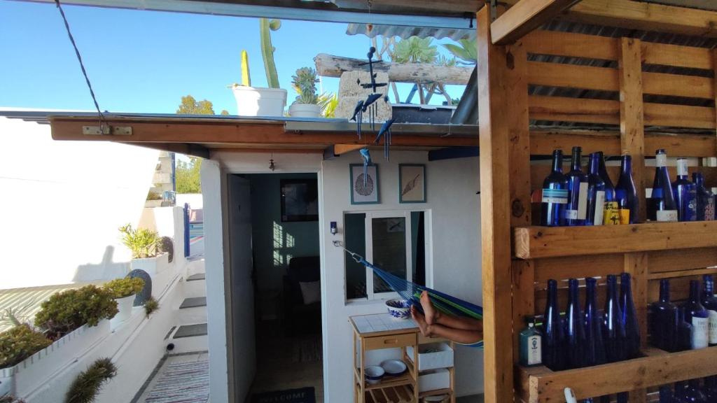 Balkón nebo terasa v ubytování Roof Cabin de La Casita Azul