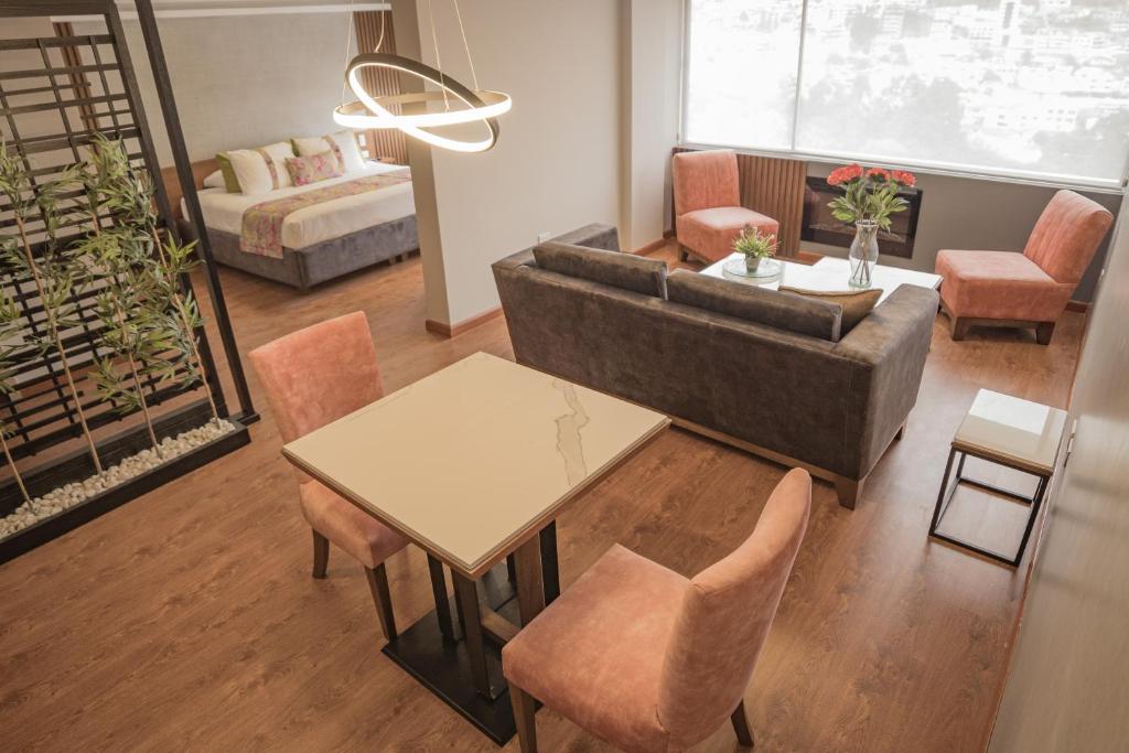 Posezení v ubytování Hotel Ambato
