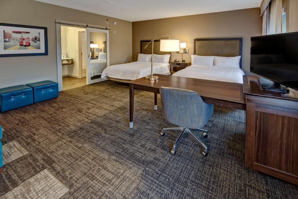 Hampton Inn & Suites By Hilton Nashville Hendersonville Tn - Suite Estudio Con 2 Camas Grandes - No Fumadores
