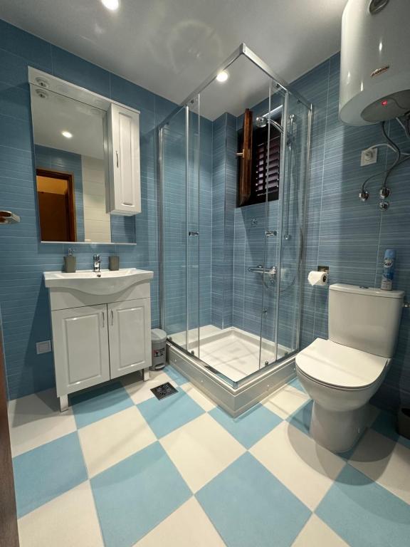 Koupelna v ubytování Villa Dionis