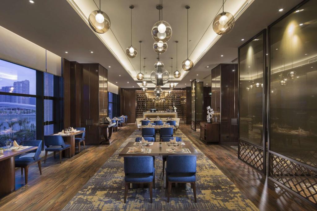 Posezení v ubytování DoubleTree By Hilton Xiamen-Haicang