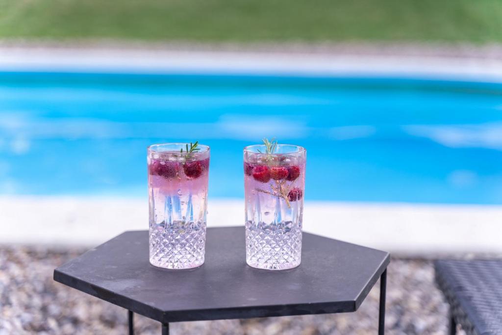 Nápoje v ubytování Fruska Pool House