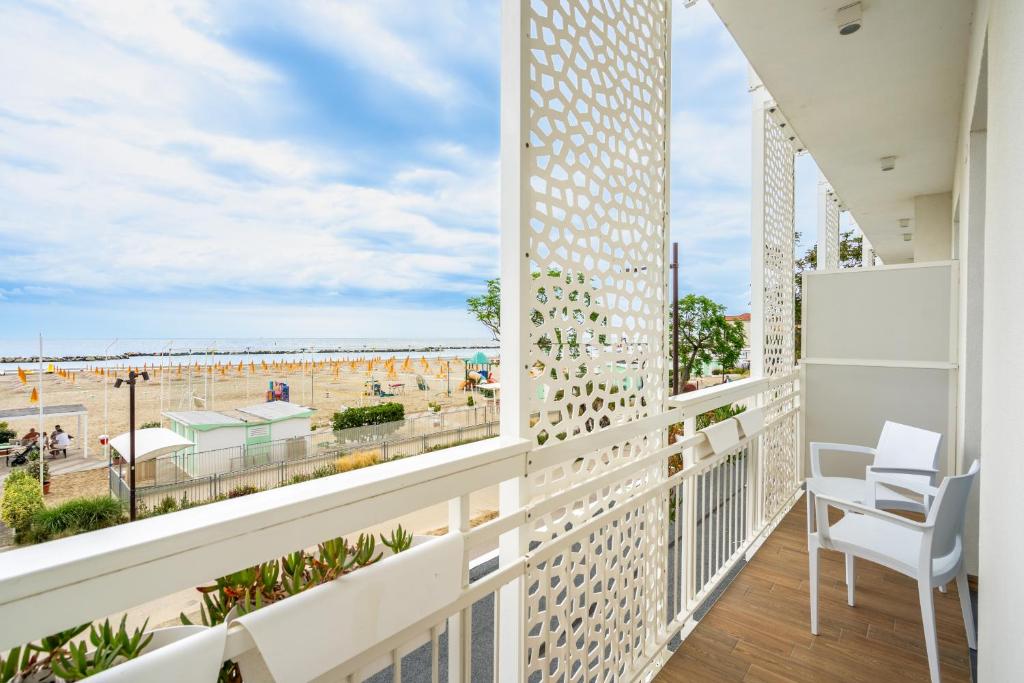 Balkón nebo terasa v ubytování Hb Hotels Orchidea Blu