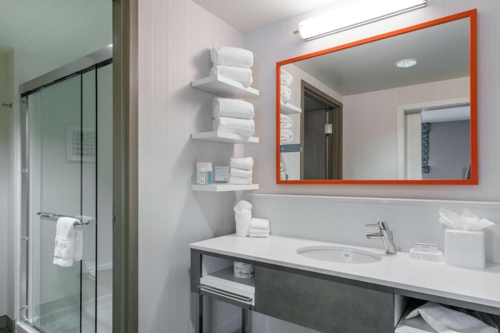 Koupelna v ubytování Hampton Inn & Suites Glenarden/Washington DC