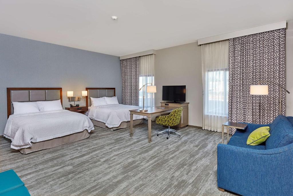 Hampton Inn & Suites Sacramento at CSUS - Suite Estudio Con 2 Camas Grandes - No Fumadores