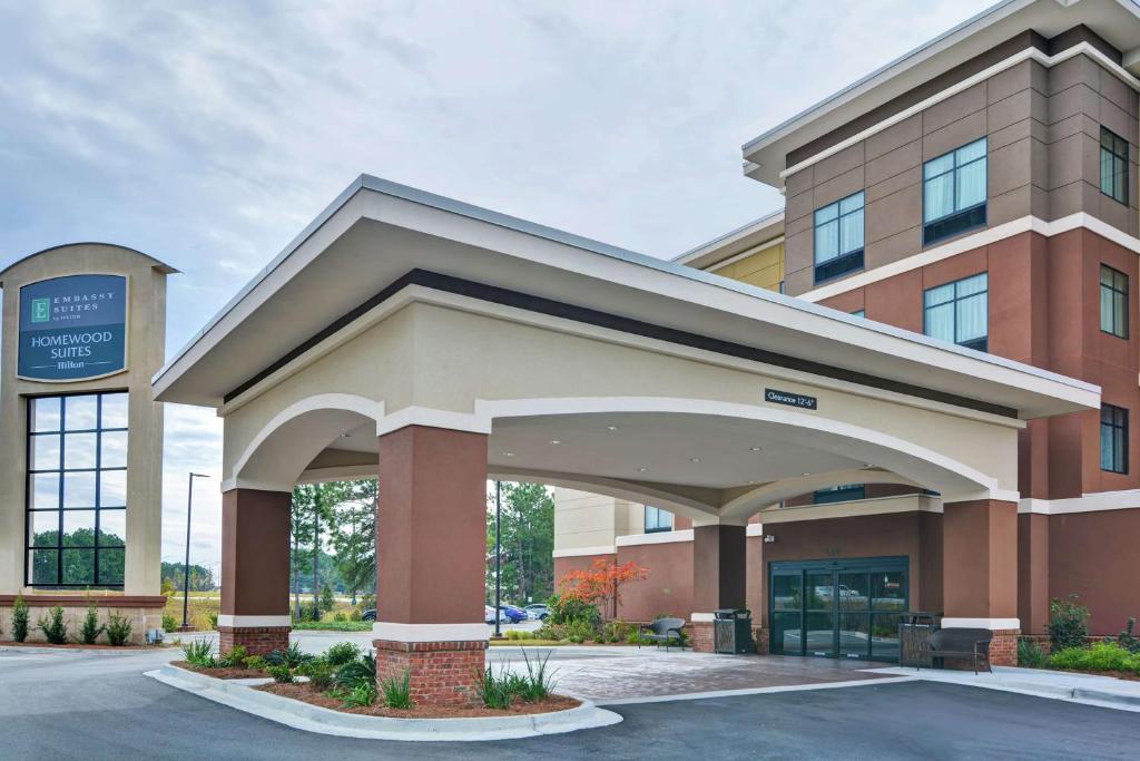 a rendering of the front of a hospital building at Homewood Suites By Hilton Savannah Airport in Savannah