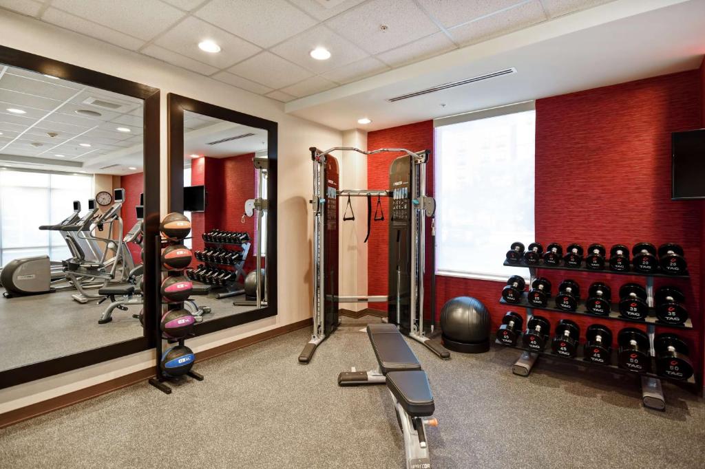 Fitness centrum a/nebo fitness zařízení v ubytování Home2 Suites by Hilton Gilbert