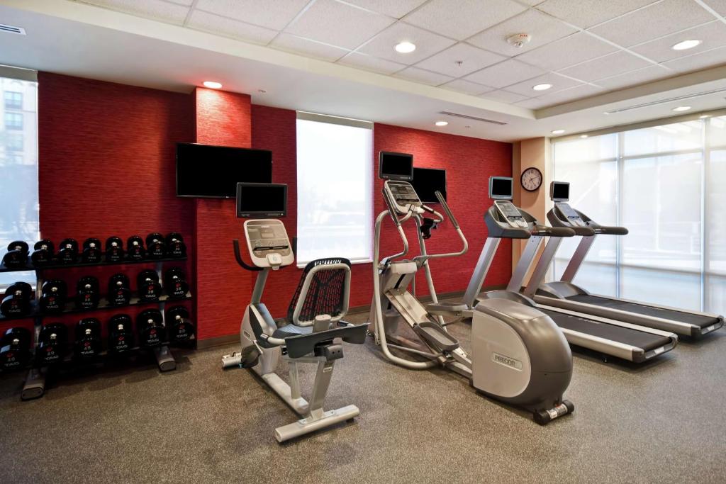 Fitness centrum a/nebo fitness zařízení v ubytování Home2 Suites by Hilton Gilbert