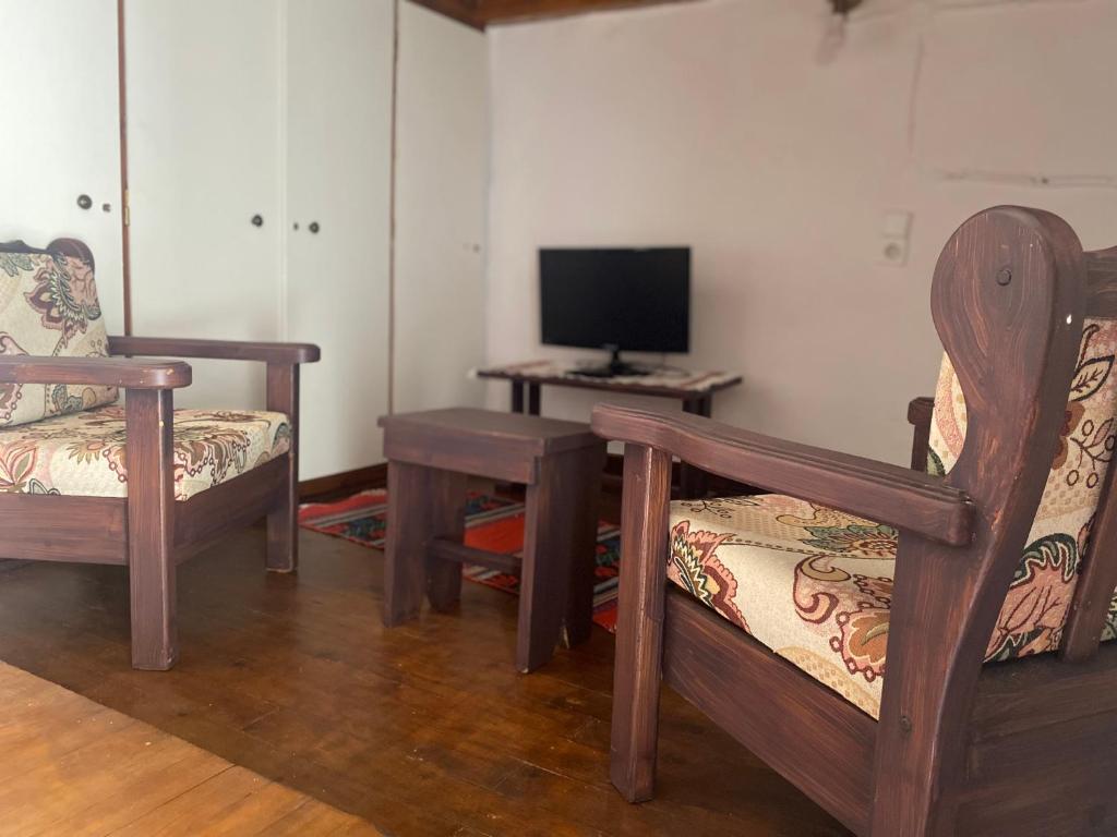 Postel nebo postele na pokoji v ubytování Terra Petra Mani