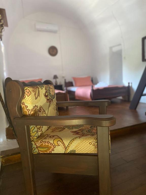 Postel nebo postele na pokoji v ubytování Terra Petra Mani