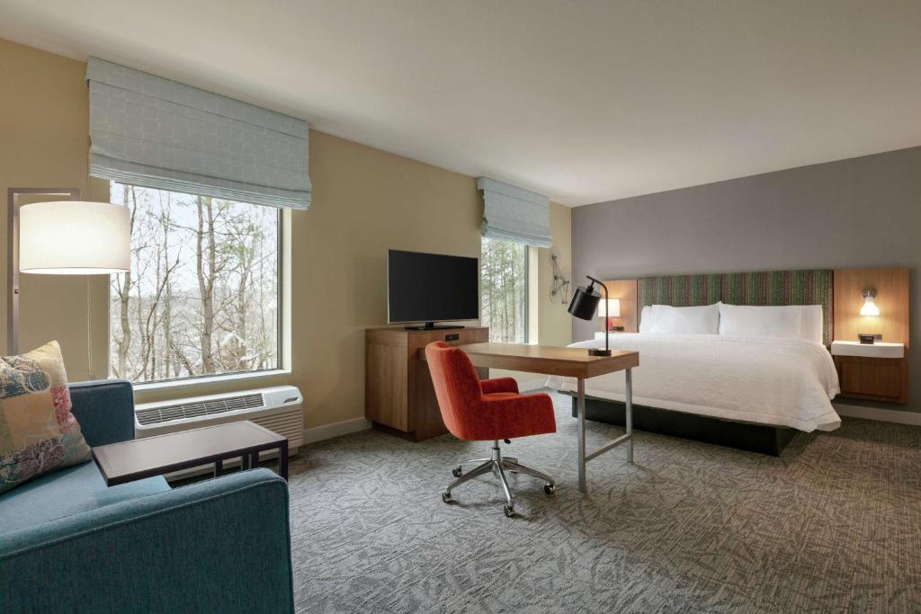 Hampton Inn And Suites By Hilton Johns Creek - King Studio Suite - Niet Roken