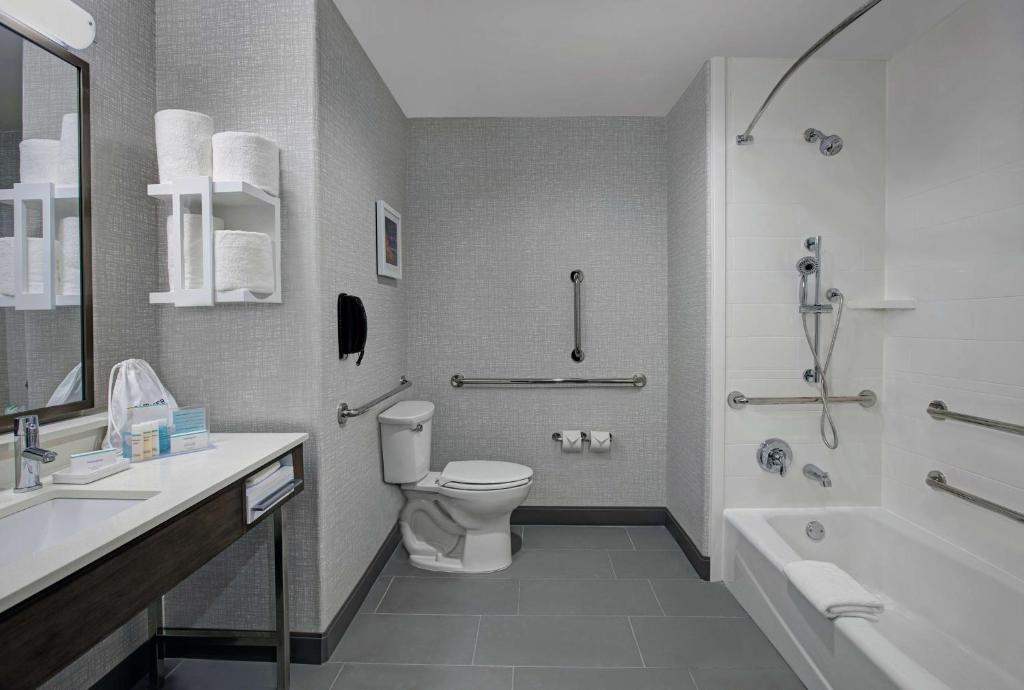 Koupelna v ubytování Hampton Inn Weslaco