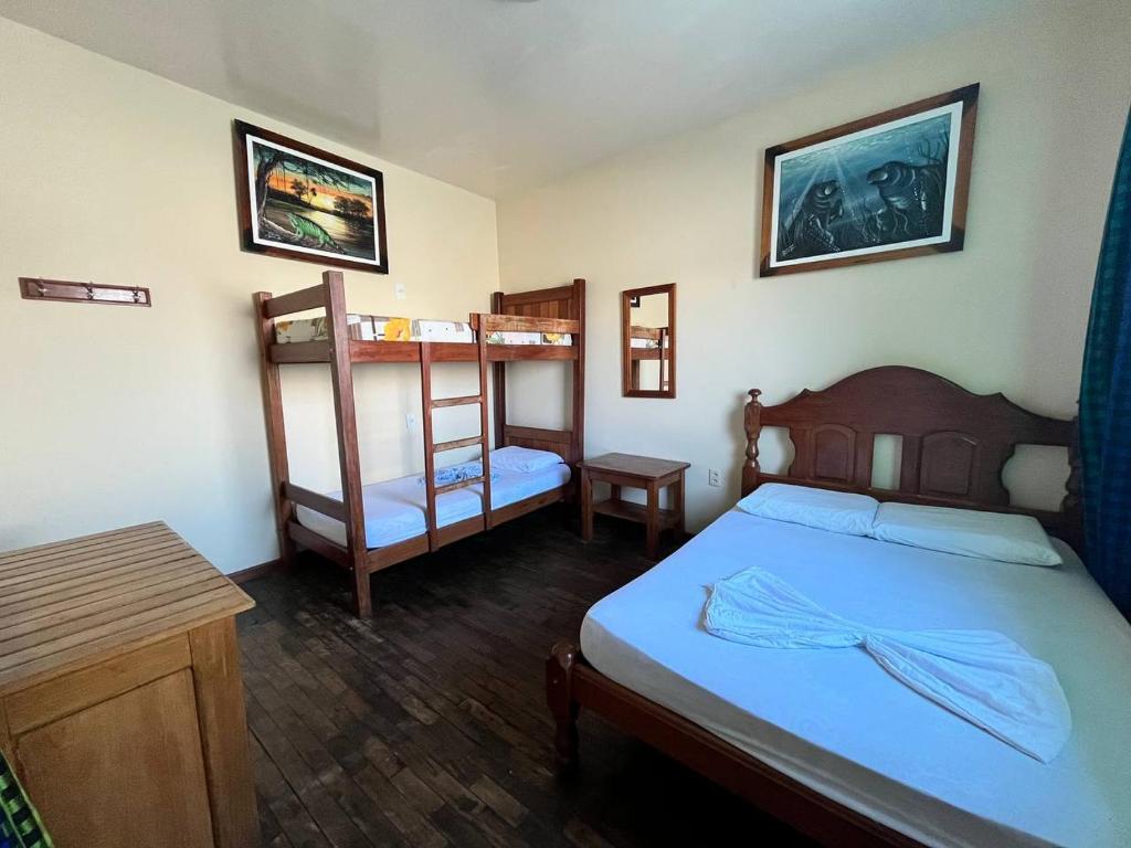 Postel nebo postele na pokoji v ubytování Hostel Manaus