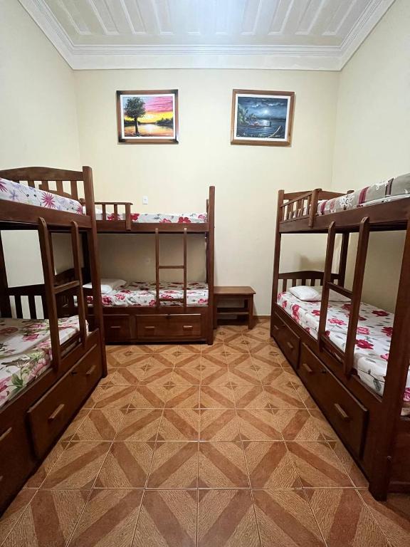Postel nebo postele na pokoji v ubytování Hostel Manaus