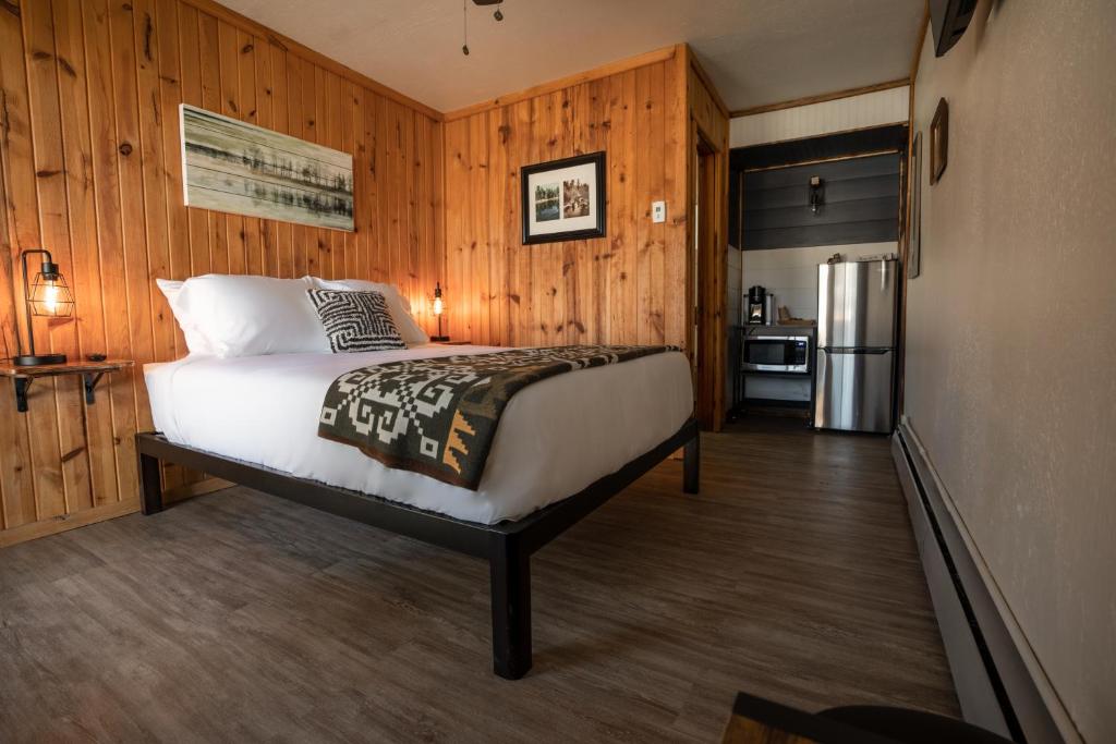 Kuchyň nebo kuchyňský kout v ubytování Columbia Point Resort