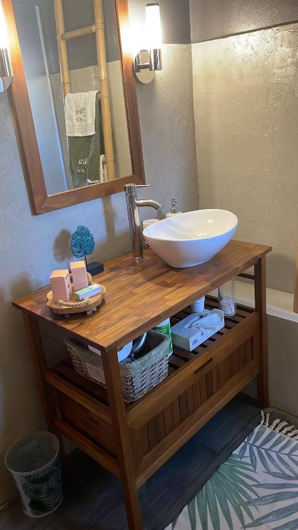 Koupelna v ubytování Appartement vue mer, Case Pilote