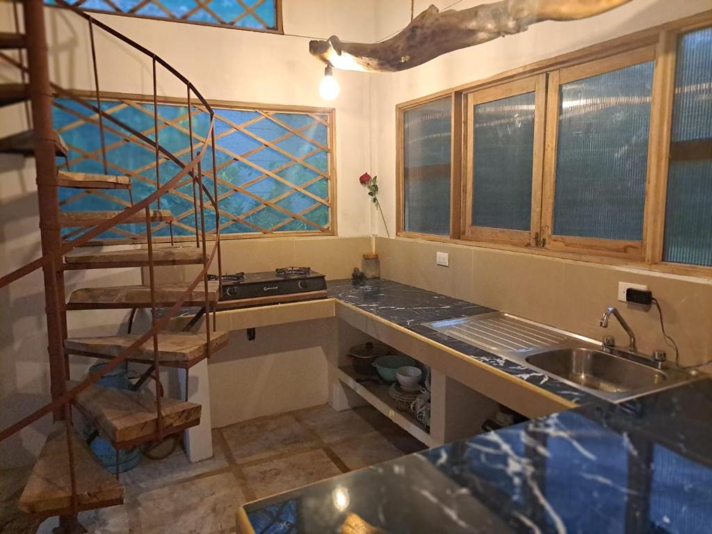 Dapur atau dapur kecil di Baconao apartments 2 rooms