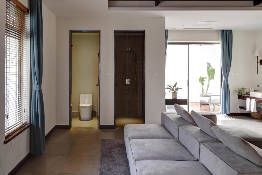 Posezení v ubytování Vangen Hotel