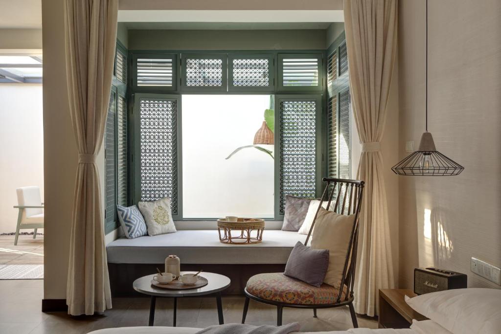 Posezení v ubytování Vangen Hotel
