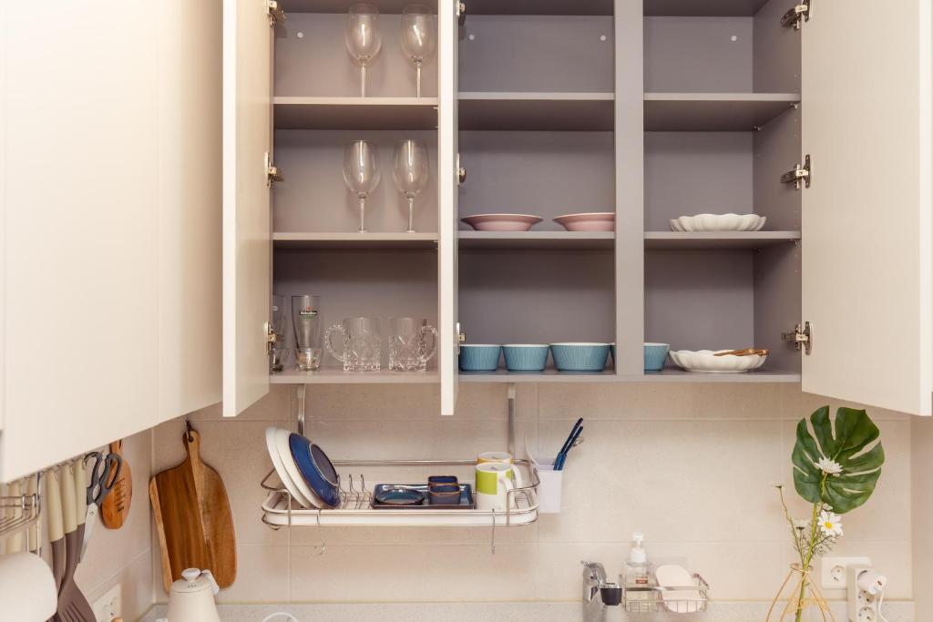 Knihovna v apartmánu