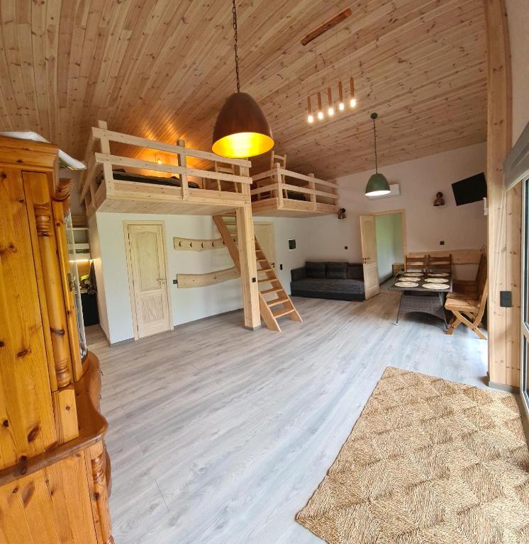 Postel nebo postele na pokoji v ubytování Priedes