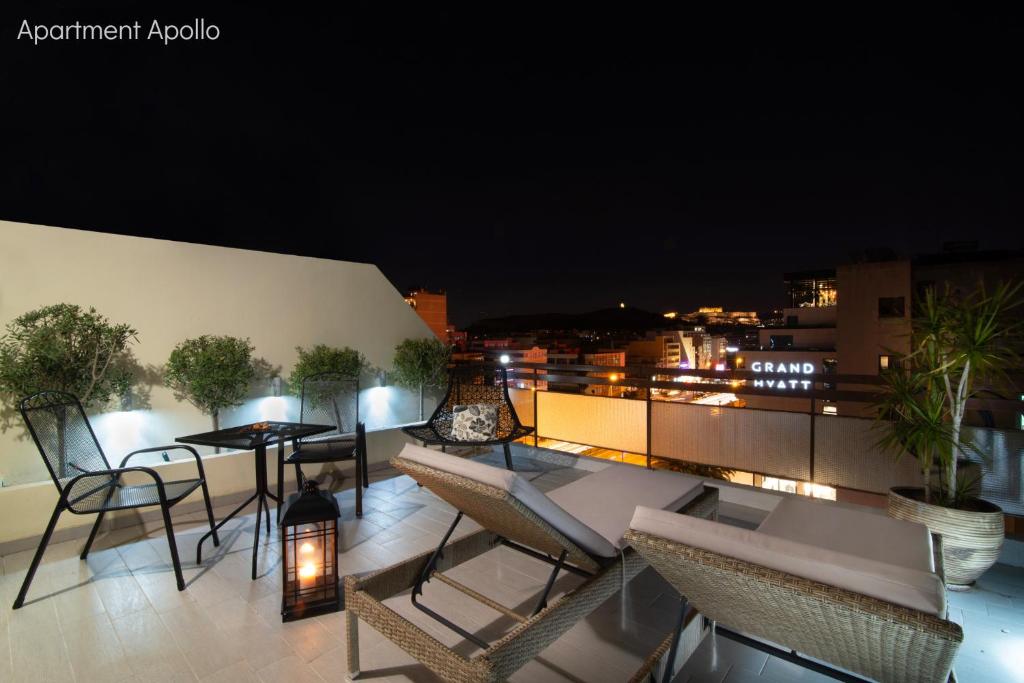 Balkón nebo terasa v ubytování Apollo & Artemis by Heloni Apartments