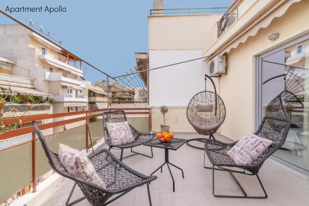 Balkón nebo terasa v ubytování Apollo & Artemis by Heloni Apartments