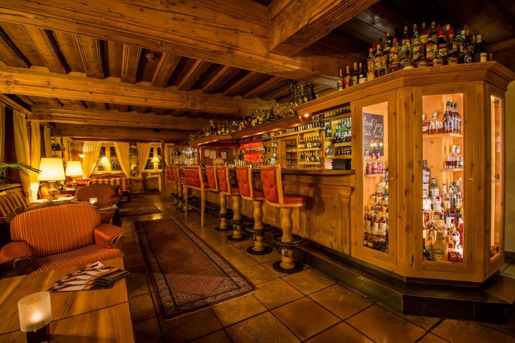 Lounge nebo bar v ubytování Hotel Englhof