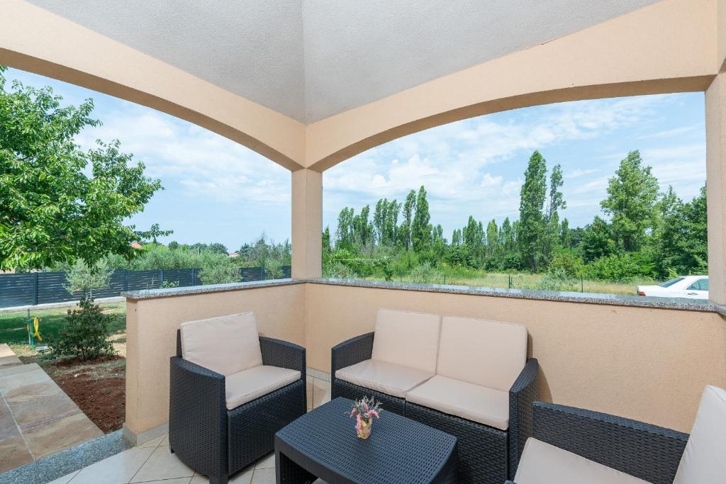 Balkón nebo terasa v ubytování Apartment Stanko